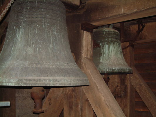 Les cloches de l'église St Martin à Bourogne