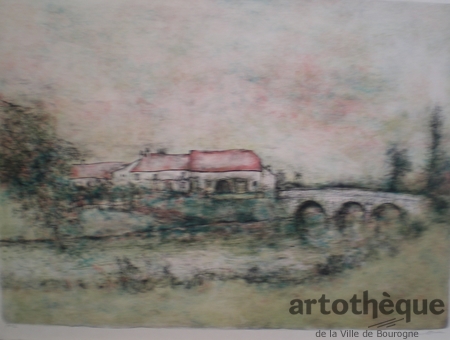Ferme au bord de l'eau 