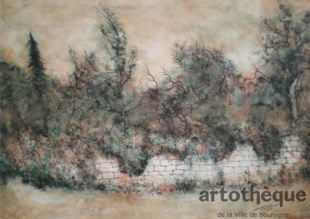 Fleurs par dessus le mur
