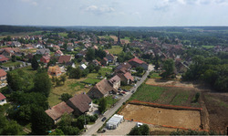 Les Fouilles - vue aérienne